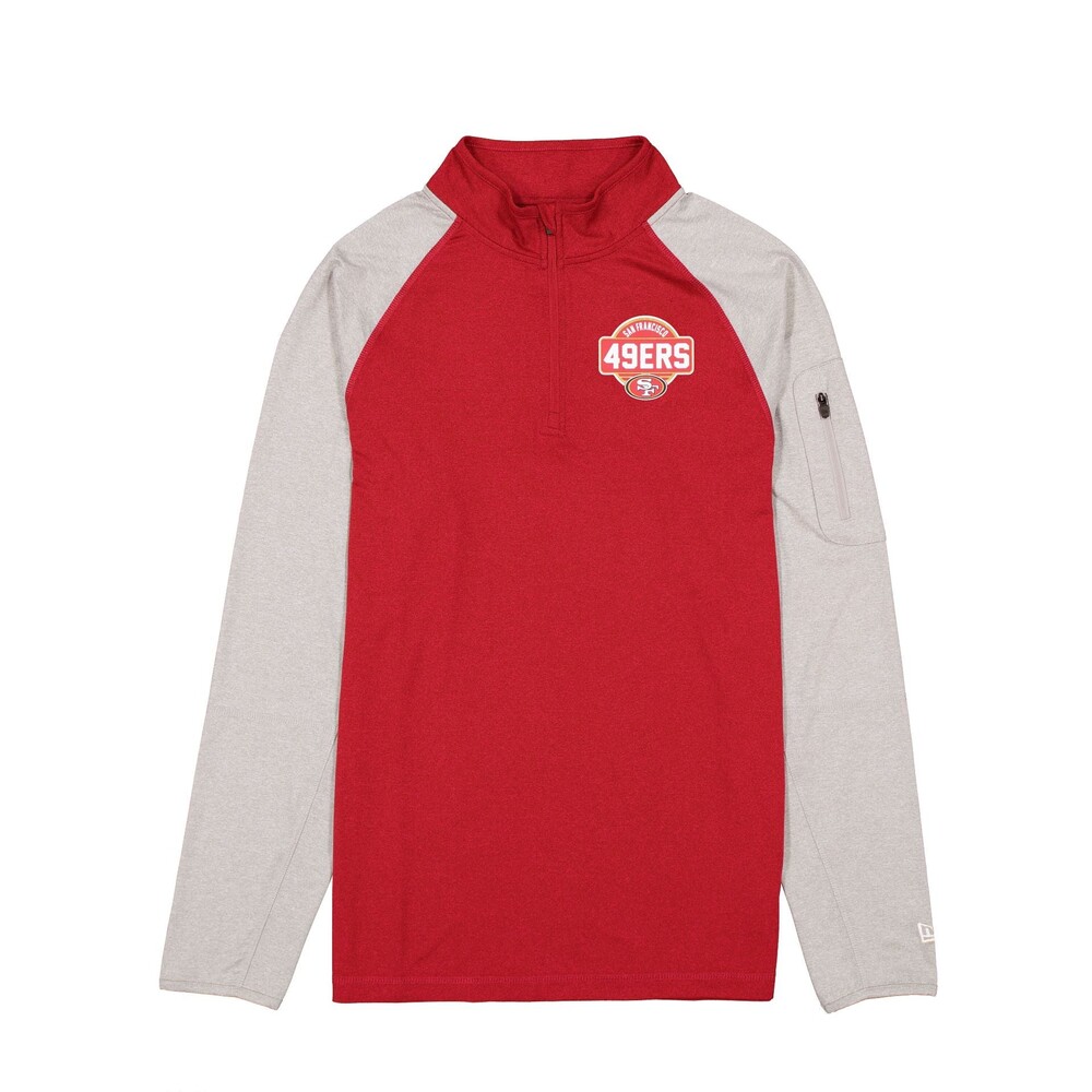 New Era San Francisco 49ers Active Quarter Zip - Size XL